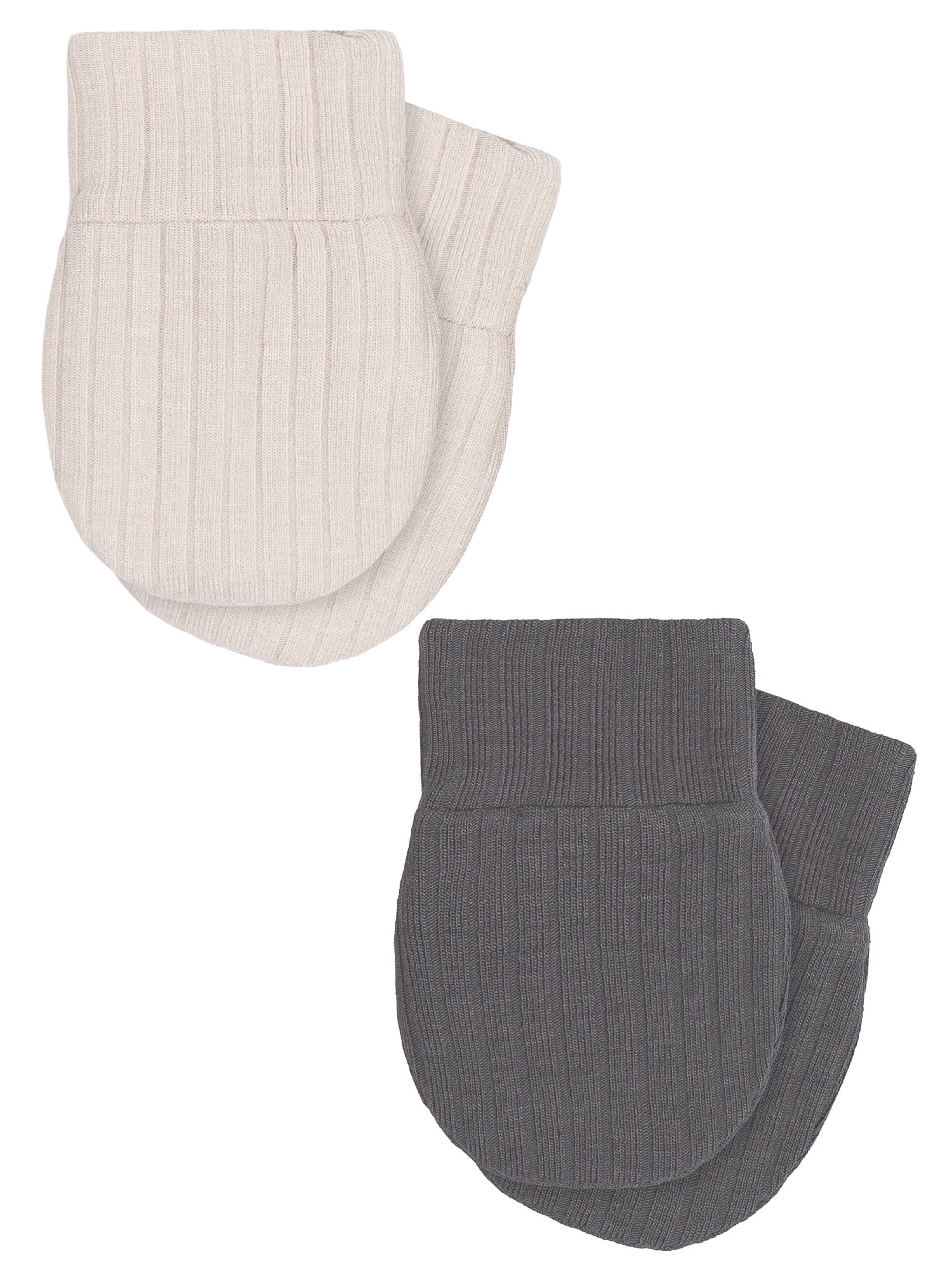 Modern Moments by Gerber Gender Neutral Mittens, 2-Pack, Size 0/6 Months