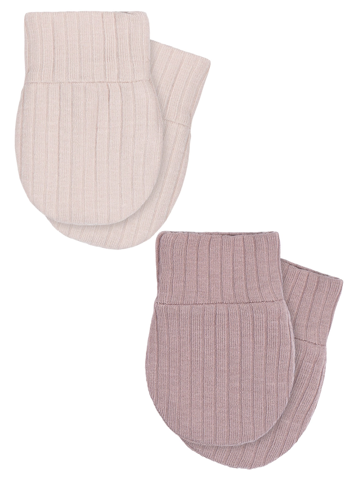 Modern Moments by Gerber Gender Neutral Mittens, 2-Pack, Size 0/6 Months