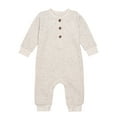 thumbnail image 1 of Modern Moments by Gerber Gender Neutral Romper, Sizes 0/3 Months -24 Months, 1 of 7