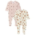 thumbnail image 1 of Modern Moments by Gerber Gender Neutral Sleep ´N Play Christmas Pajamas, 2-Pack, Sizes Newborn - 6/9 Months, 1 of 9