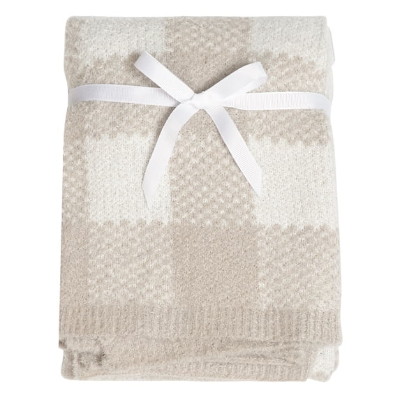 Modern Moments by Gerber Infant Baby Boy or Girl Unisex Soft Cozy Viscose Blanket, Gingham