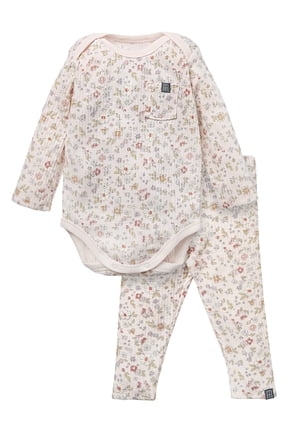 by Gerber Neutral Organic 2-Piece Outfit Set, Sizes 0/3 Months - 24 Months