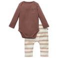 thumbnail image 1 of Modern Moments by Gerber Neutral Organic 2-Piece Outfit Set, Sizes 0/3 Months - 24 Months, 1 of 14