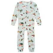 MODERN MOMENTS by Gerber Neutral Super Soft Hacci One-Piece Christmas Pajamas, 0/3 Months - 5T