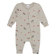 Modern Moments by Gerber Neutral Two-Way Zip Viscose Coverall, Sizes Newborn - 24 Months