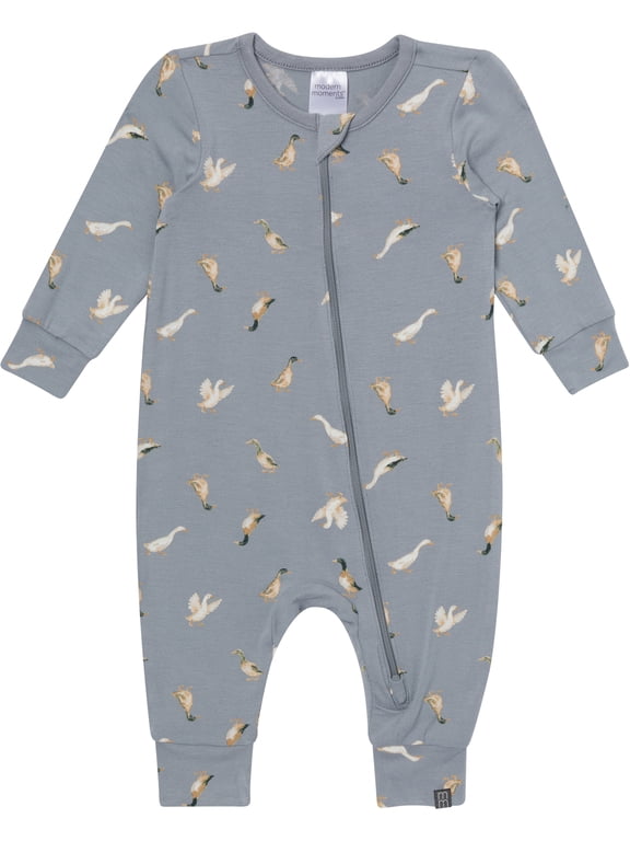 by Gerber Neutral Two-Way Zip Viscose Coverall, Sizes Newborn - 24 Months