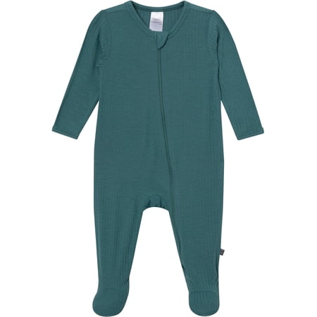 Modern Moments by Gerber Neutral Two-Way Zip Viscose Sleep ´N Play Footed Pajama , Sizes Newborn - 6/9 Months