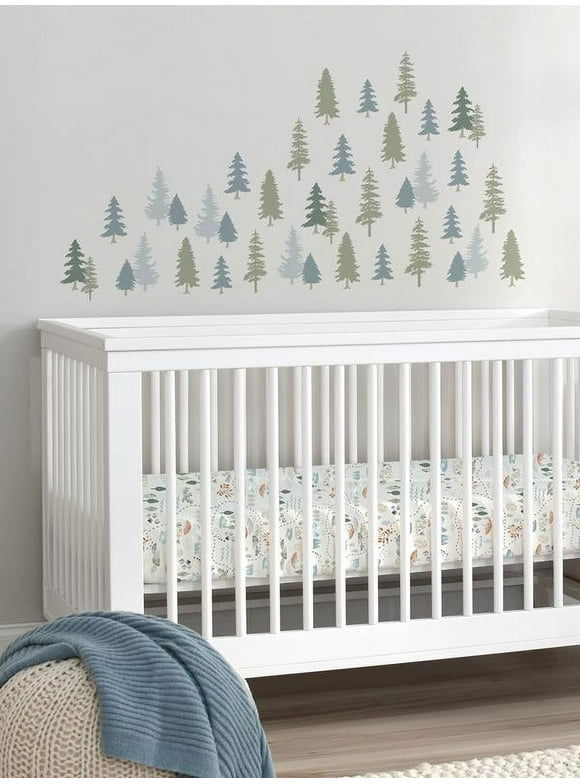 Modern Moments by Gerber Peel and Stick Infant Wall Decals Set, Trees