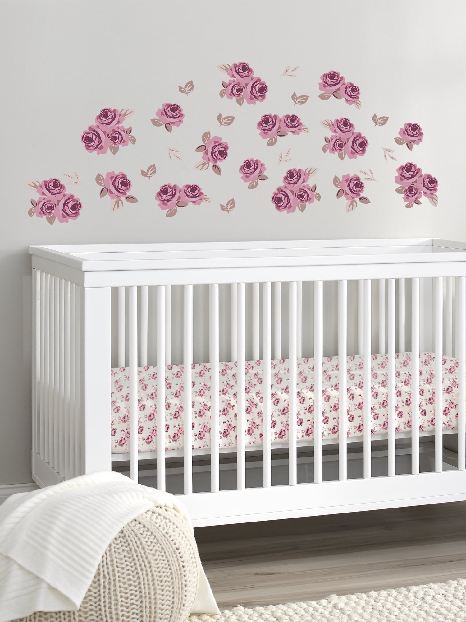 Modern Moments by Gerber Peel and Stick Wall Decals Set, Roses