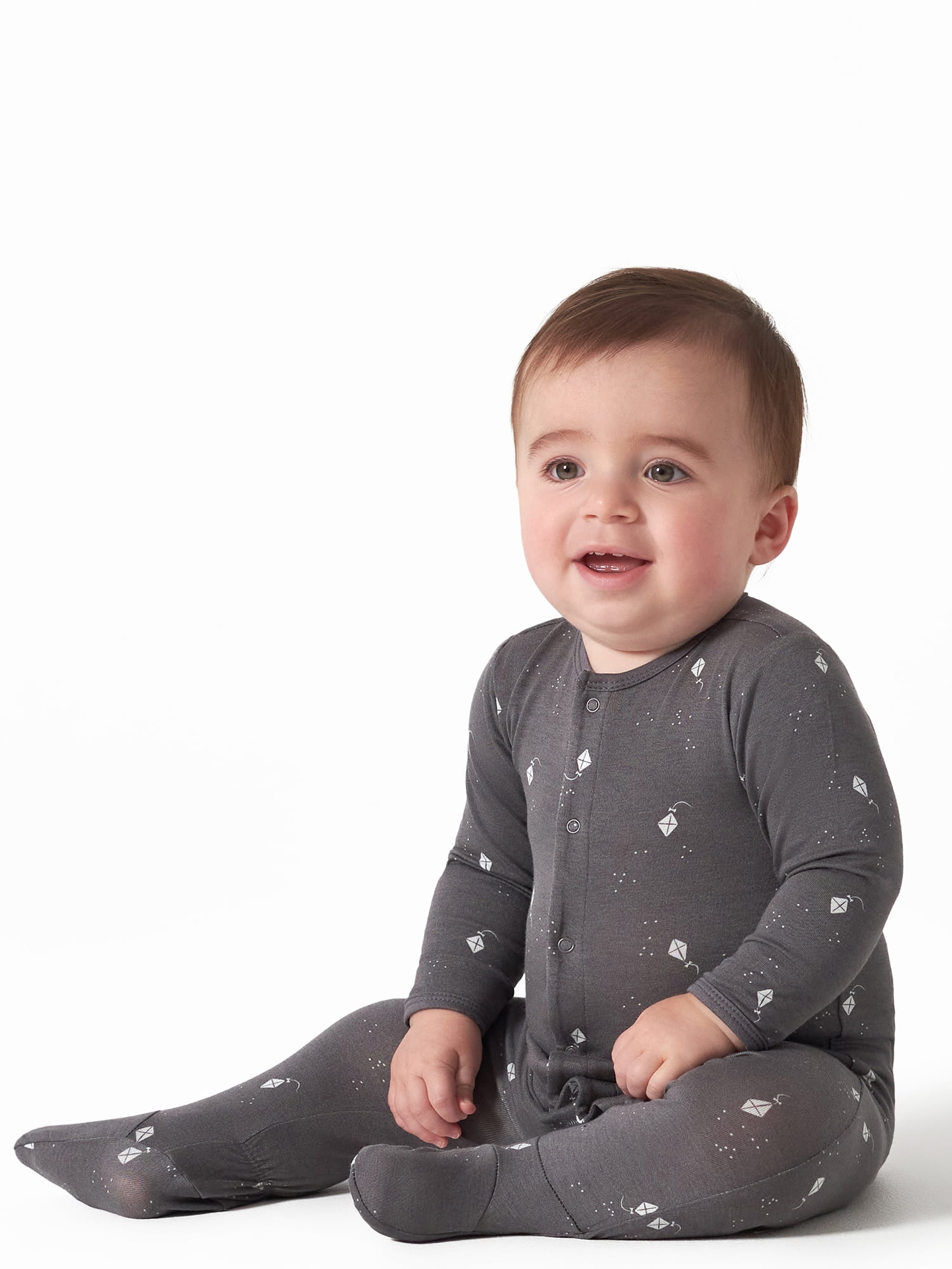 Modern Moments by Gerber Super Soft Baby Unisex Sleep 'n Play Footed Pajamas, Sizes Preemie6/9M