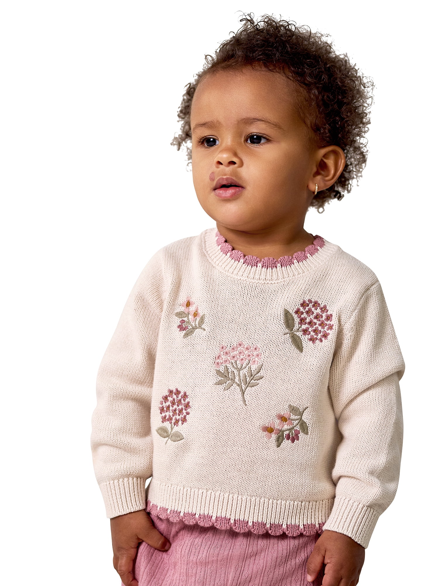 Modern Moments by Gerber Textural Sweater, Sizes 0/3 Months - 5T