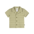 thumbnail image 1 of Modern Moments by Gerber Baby and Toddler Boy Organic Button Up Collar Top, Sizes 0/3 Months - 5T, 1 of 6