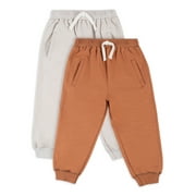 MODERN MOMENTS by Gerber Toddler Boy French Terry Jogger Pants, 2-Pack, 12M-5T