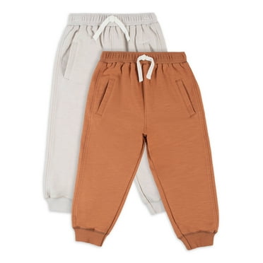 Modern Moments by Gerber Toddler Boy French Terry Jogger Pants, 2-Pack, 12M-5T