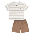 thumbnail image 1 of Modern Moments by Gerber Toddler Boy Henley Tee and Short Outfit Set, 2-Piece, Sizes 12 Months - 5T, 1 of 10