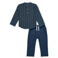 thumbnail image 1 of Modern Moments by Gerber Toddler Boy Mandarian Shirt and Pant Set, 2-Piece, Sizes 12M-5T, 1 of 10