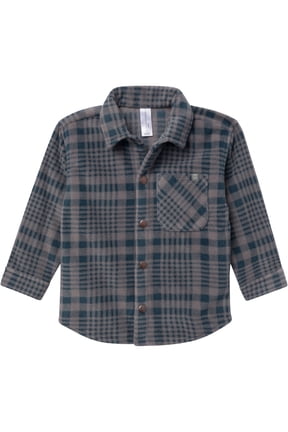 by Gerber Toddler Boy Microfleece Shacket, Sizes 12M-5T