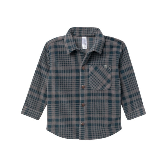 Modern Moments by Gerber Toddler Boy Microfleece Shacket, Sizes 12M-5T