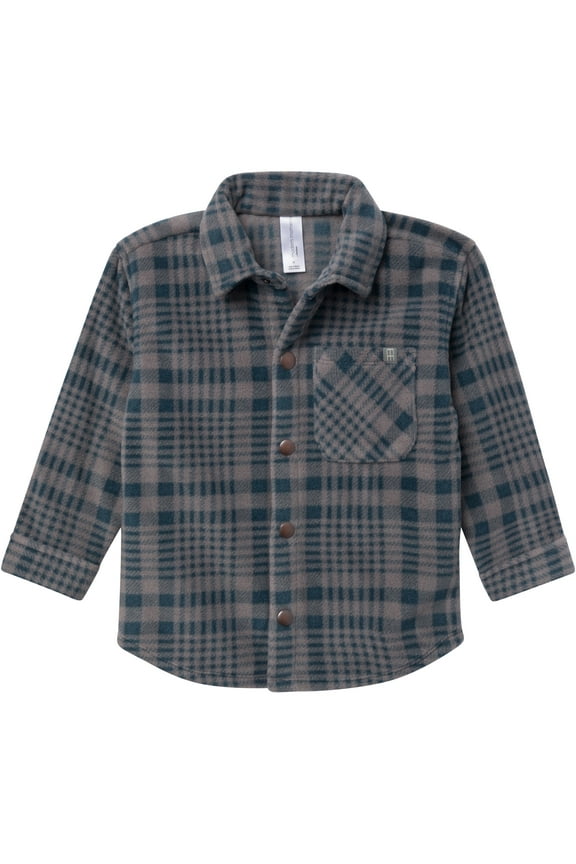 by Gerber Toddler Boy Microfleece Shacket, Sizes 12M-5T