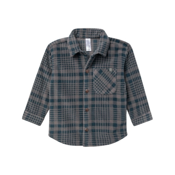 Modern Moments by Gerber Toddler Boy Microfleece Shacket, Sizes 12M-5T