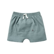 Modern Moments by Gerber Toddler Boy Organic Harem Shorts With Kanga Pocket, Sizes 12M-5T