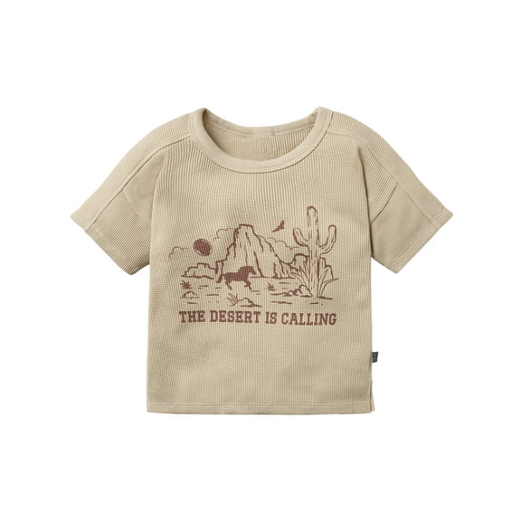 Modern Moments by Gerber Toddler Boy Organic Short Sleeve T-Shirt, Sizes 12M-5T