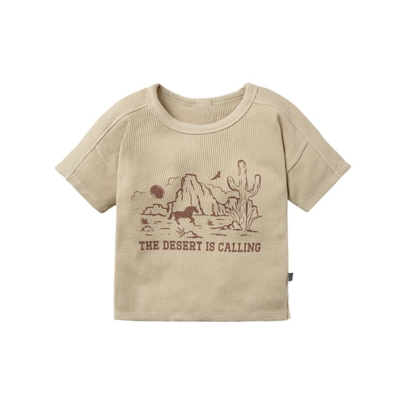 Modern Moments by Gerber Toddler Boy Organic Short Sleeve T-Shirt, Sizes 12M-5T