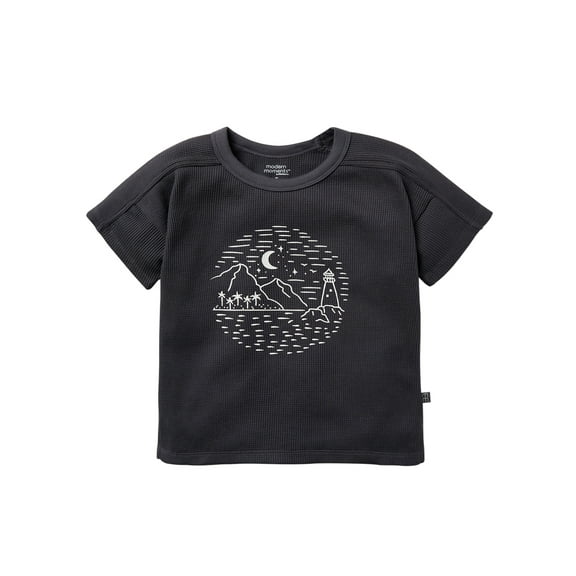 Modern Moments by Gerber Toddler Boy Organic Short Sleeve T-Shirt, Sizes 12M-5T