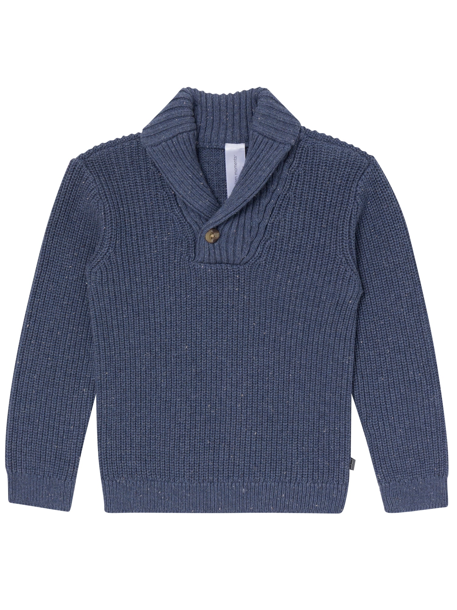 Modern Moments by Gerber Toddler Boy Shawl Collar Sweater, 12 Months - 5T