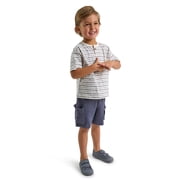 by Gerber Baby and Toddler Boy Textured Shirt and Cargo Short Set, 2-Piece, Sizes 0/3 Months - 5T
