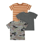 Modern Moments by Gerber Toddler Boy Short-Sleeve T-Shirts, 3-Pack, Sizes 12M-5T