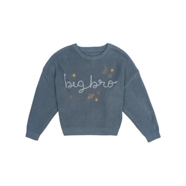 Modern Moments by Gerber Toddler Boy Sibling Matching Sweater, Sizes 12M-5T