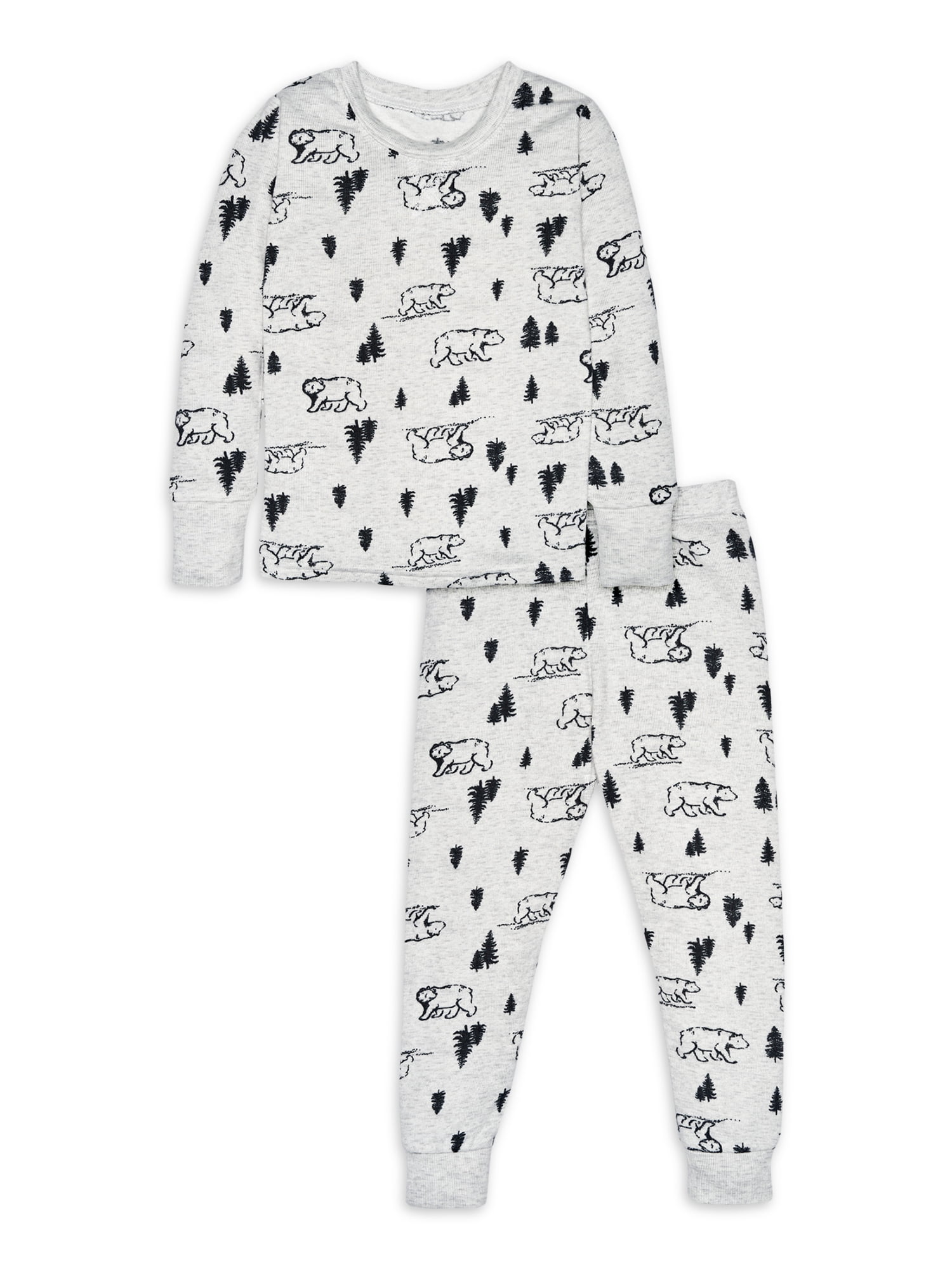 Modern Moments by Gerber Toddler Boy Tight Fitting Pajamas Set, 2Piece