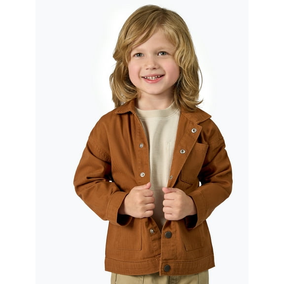 Modern Moments by Gerber Toddler Boy Workwear Shirt, Sizes 12M-5T