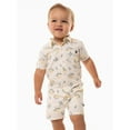 thumbnail image 1 of Modern Moments by Gerber Toddler Boy Woven Shirt and Short Set, Sizes 12M-5T, 1 of 12