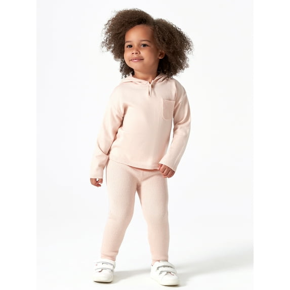 Modern Moments by Gerber Toddler Boy or Girl Gender Neutral Sweater Knit Hoodie & Pant, 2-Piece (12M - 5T)