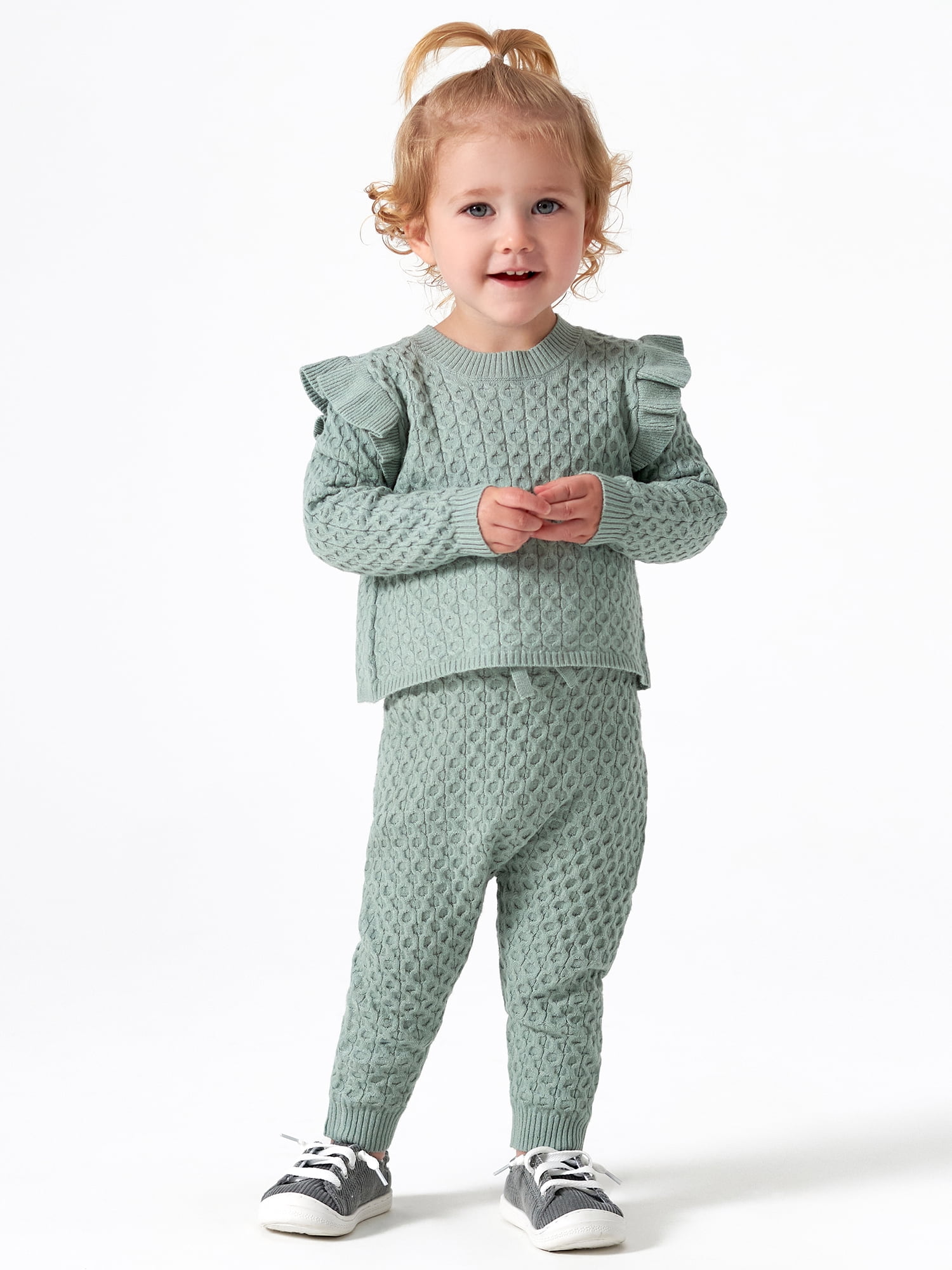 Gerber Baby Toddler Cable Knit Ruffle Sweater Zimbabwe Ubuy