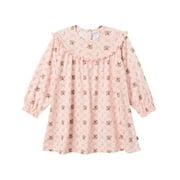 MODERN MOMENTS by Gerber Toddler Girl Christmas Ruffle Yoke Nightgown, Sizes 12 Months - 5T