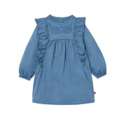 Modern Moments by Gerber Toddler Girl Dress with Ruffles, Sizes 12M-5T