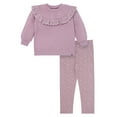 thumbnail image 1 of Modern Moments by Gerber Toddler Girl Eyelet Ruffle Sweatshirt Tunic and Legging Set, Sizes 12M-5T, 1 of 13