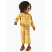 Modern Moments by Gerber Toddler Girl Jacquard Sweater and Legging Set, 2-Piece, Sizes 12 Months - 5T