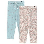 MODERN MOMENTS by Gerber Toddler Girl Organic Pants, 2-Pack, Sizes 12 Months - 5T