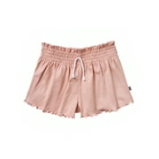 Modern Moments by Gerber Toddler Girl Organic Smocked Wide Leg Short, Sizes 12M-5T