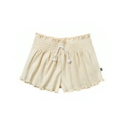 Modern Moments by Gerber Toddler Girl Organic Smocked Wide Leg Short, Sizes 12M-5T