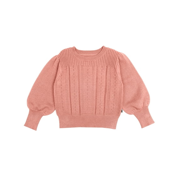 Modern Moments by Gerber Toddler Girl Pointelle Sweater, Sizes 12 Months - 5T