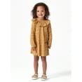 thumbnail image 1 of Modern Moments by Gerber Toddler Girl Ribbed Ruffle Collar Dress with Pockets (12M - 5T), 1 of 6