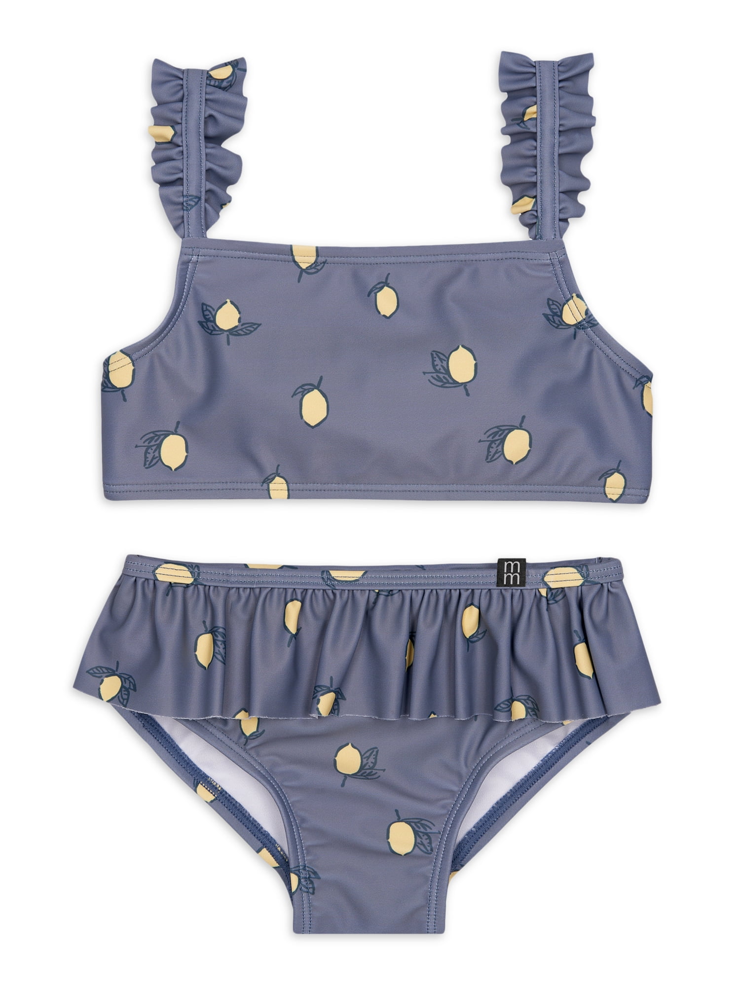 Modern Moments by Gerber Toddler Girl Ruffle Swimsuit, 12M-5T