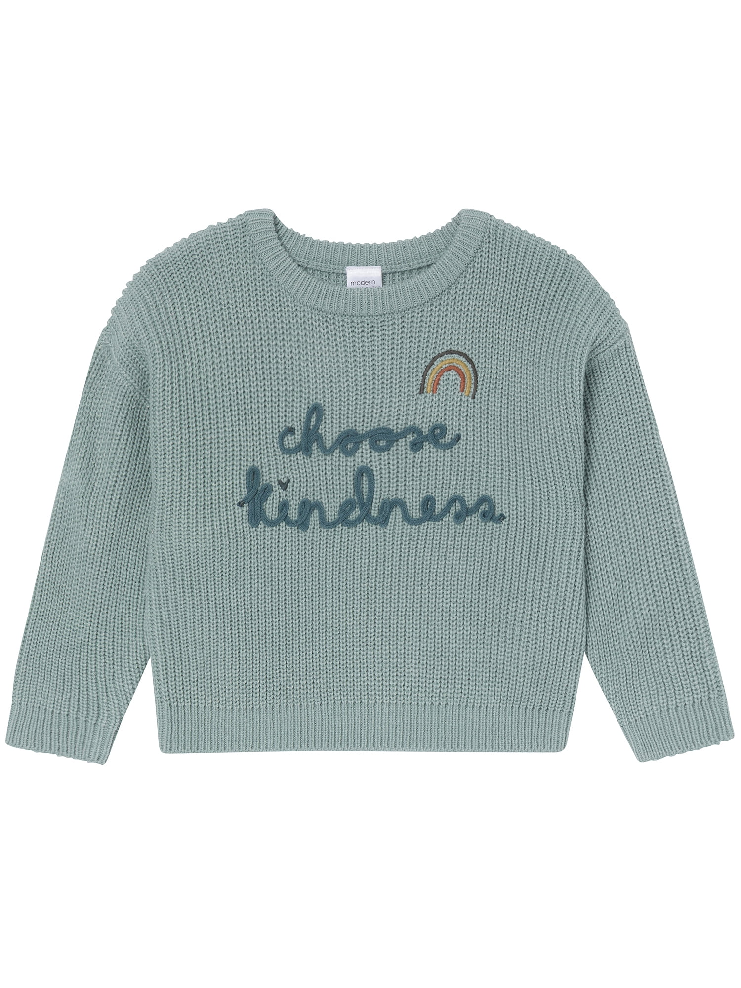 Modern Moments by Gerber Toddler Girl Sibbling Matching Sweater, Sizes 12 Months - 5T