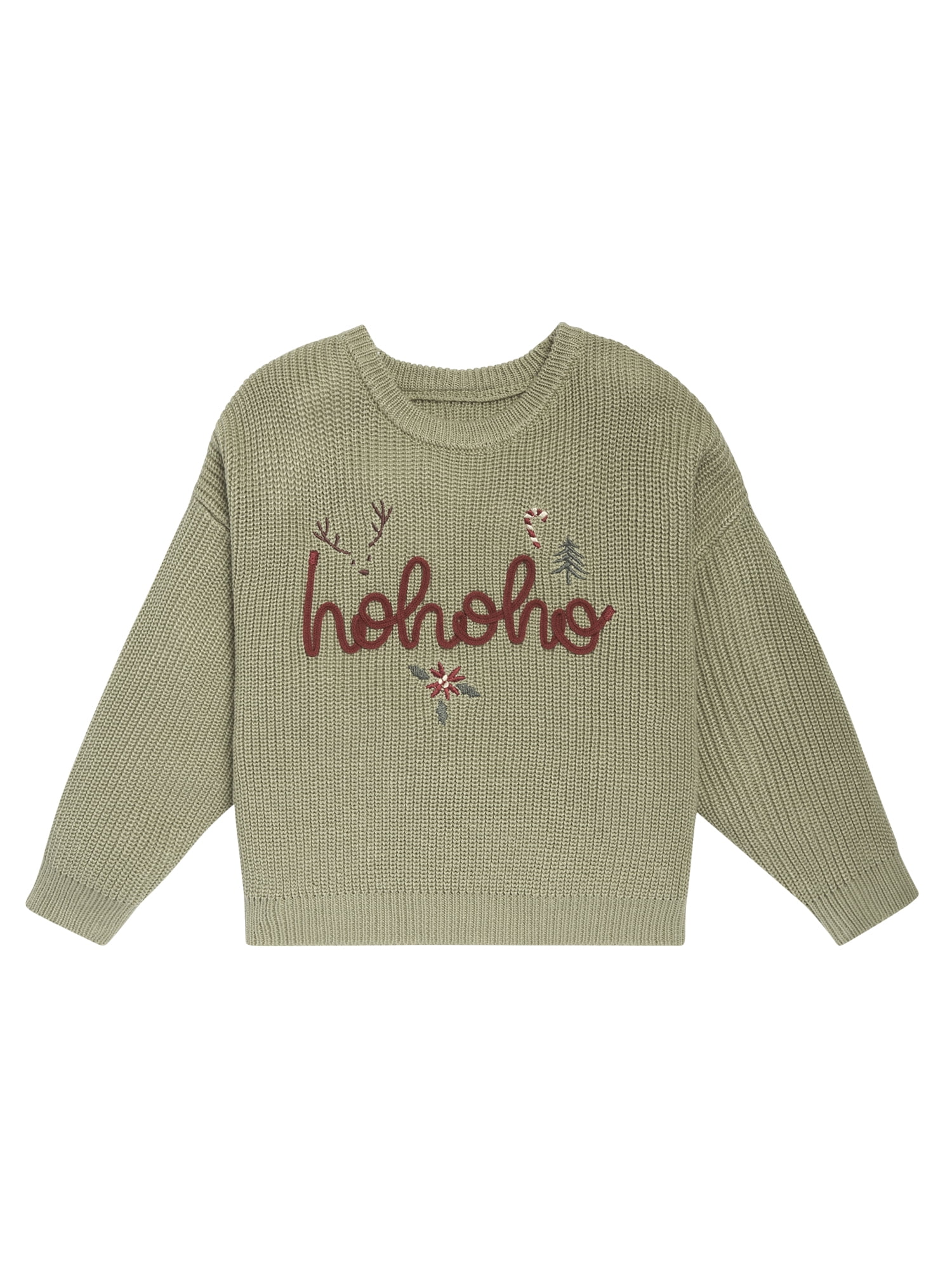 Modern Moments by Gerber Toddler Girl Sibling Matching Sweater, Sizes 12 Months - 5T