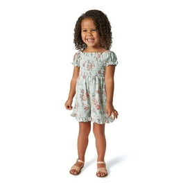 Joy Smock Print Romper Joy Smock Print Romper